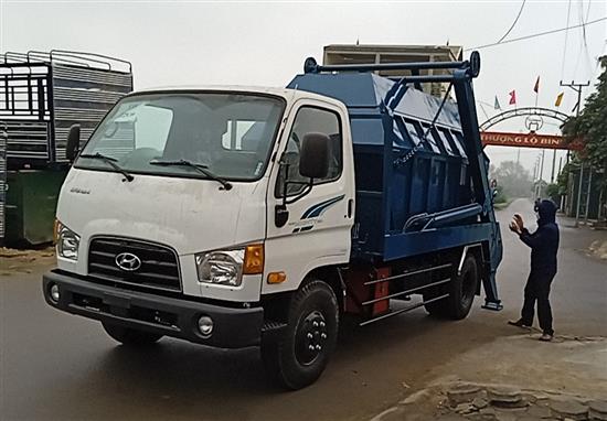 Xe ô tô chở bùn thùng rời Hyundai - 4.5 Khối