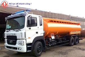 xe chở dầu ăn 14 khối hyundai HD260